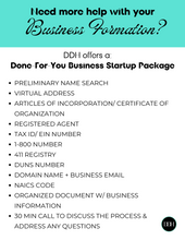 Load image into Gallery viewer, Done-For-You Business Startup Package