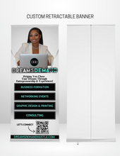 Load image into Gallery viewer, Custom Retractable Banner