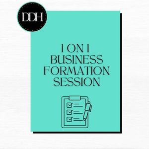 1 on 1 Business Formation Session